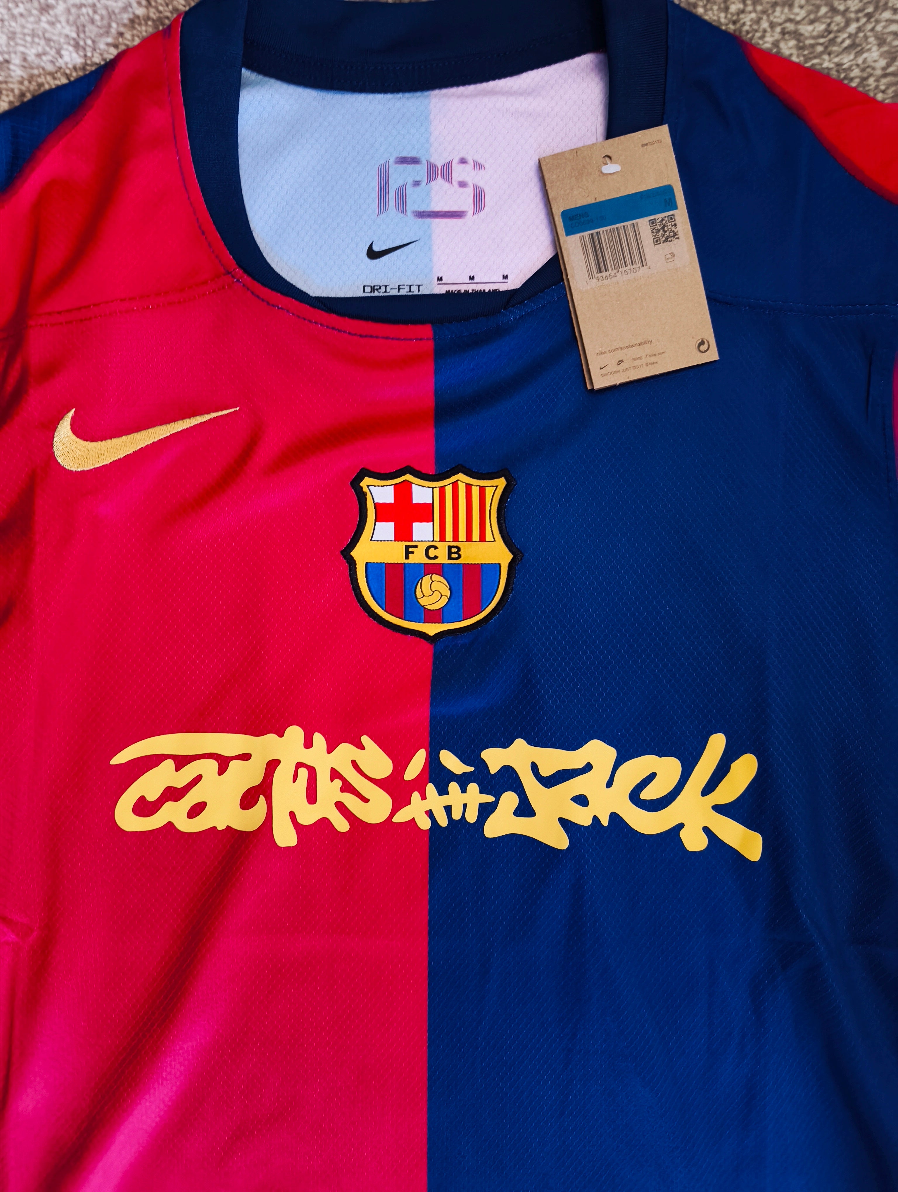 Travis Scott X Barcelona Jersey